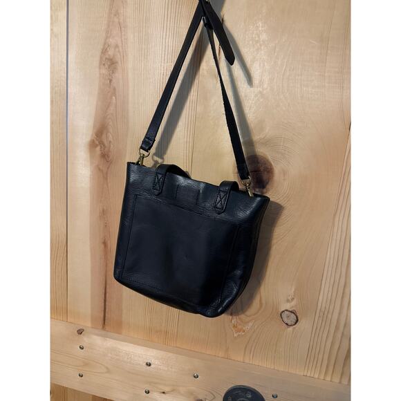 Madewell Black Leather Small Transport Crossbody - Picture 4 of 9